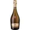 In hellem Gelb glänzt der Crémant im Glas