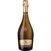 In hellem Gelb glänzt der Crémant im Glas
