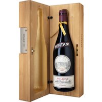 Dieser Amarone von Bertani wurde ganz klassisch aus 80 % Corvina und 20 % Rondinella komponiert. Manuelle Ernte