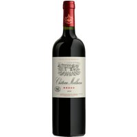 Der Château Meilhan Médoc 2022 aus dem Médoc AOP präsentiert sich als kräftiger Bordeaux-Wein. Im Glas entfalten sich intensive Aromen von dunklen Früchten