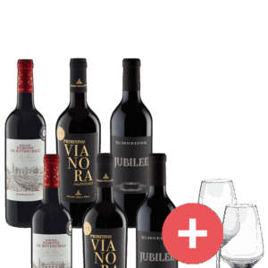 6er Rotwein-Legenden + Schott-Zwiesel Gläser