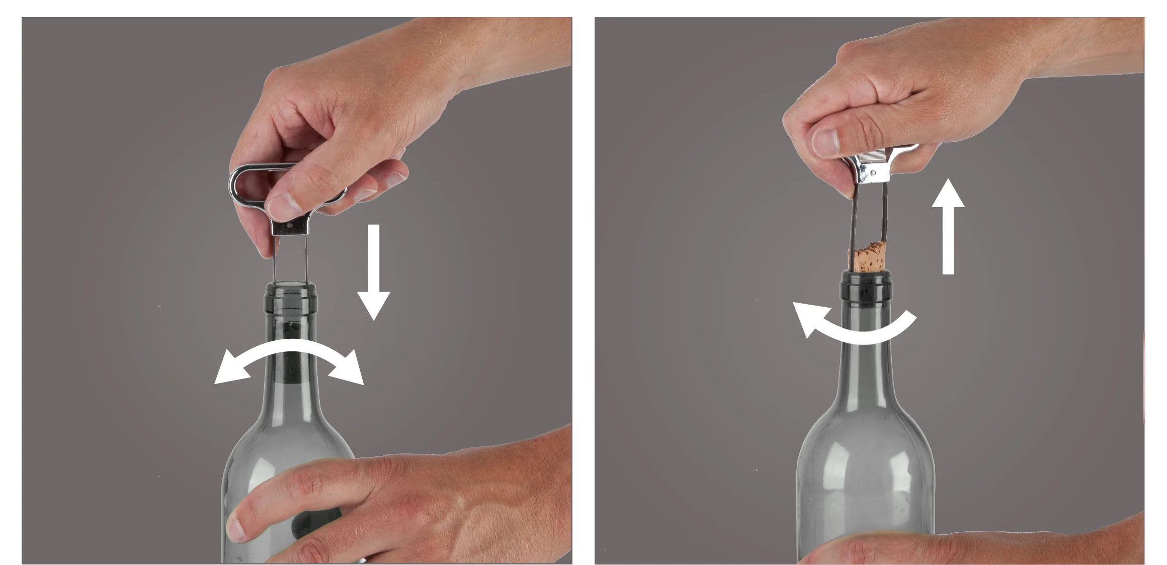 Vacu Vin Korkenzieher für alte Weine und Raritäten – Bild 2