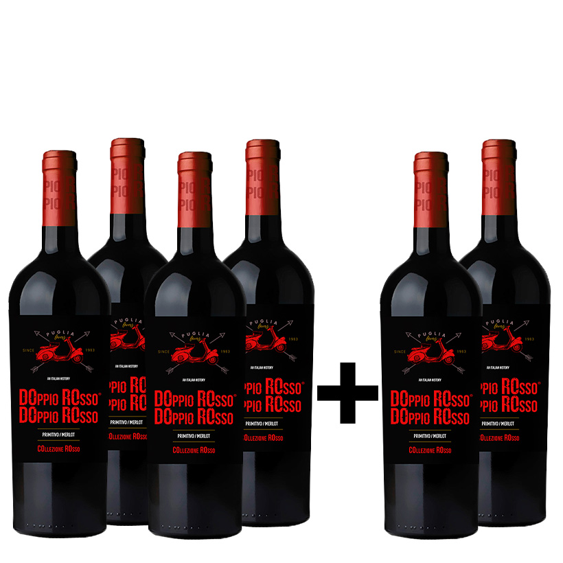 Doppio Rosso Doppio Rosso 4+2 Flaschen GRATIS – Bild 4
