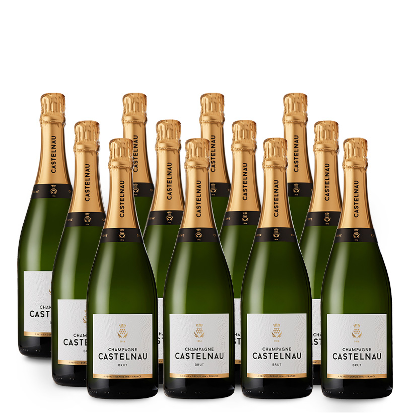 Champagne Castelnau Champagne Castelnau Brut Reserve 12er Vorratspaket – Bild 3