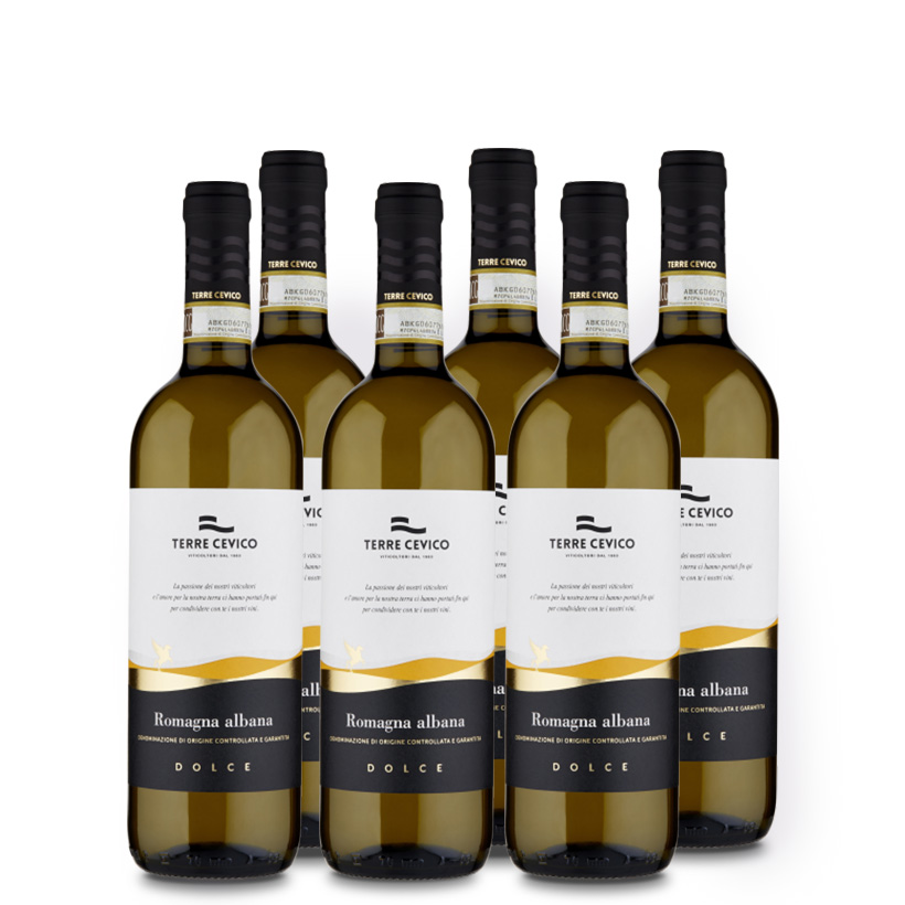 Le Rocche Malatestiane Terre Cevico Albana di Romagna 6er Vorratspaket – Bild 3