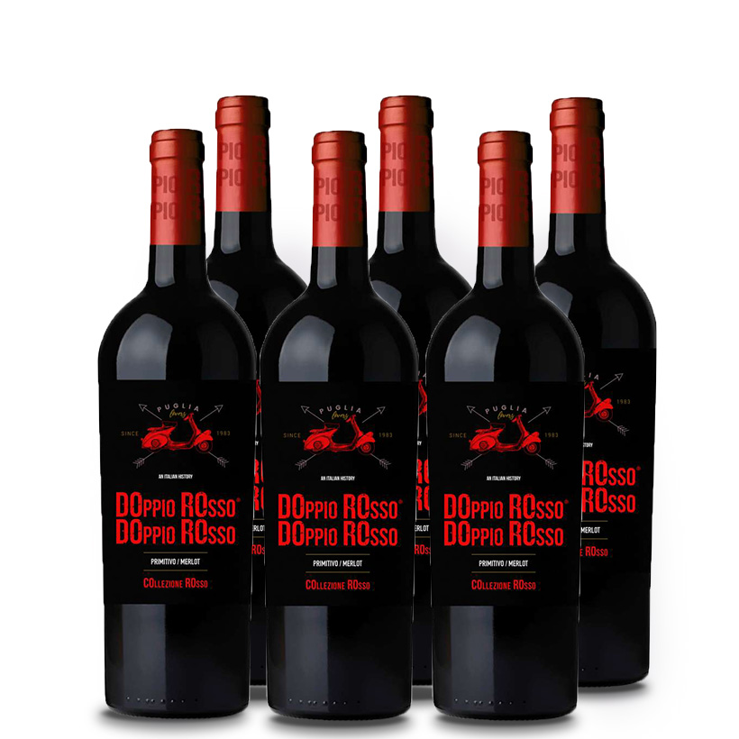 Doppio Rosso Doppio Rosso Collezione Rosso 6er Vorratspaket – Bild 3