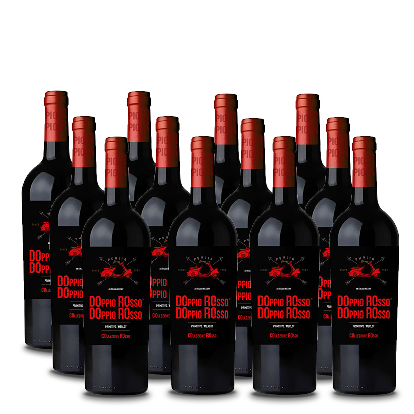 Doppio Rosso Doppio Rosso Collezione Rosso 12er Vorratspaket – Bild 3