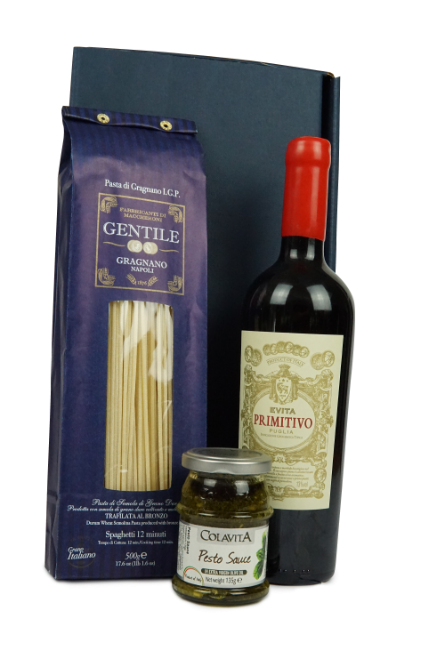 Vinolisa Selezione Präsent "Mangiare" - Wein und Feinkost in hochwertiger Geschenkverpackung – Bild 3