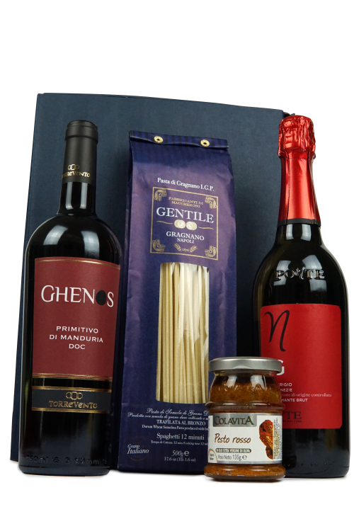 Vinolisa Selezione Präsent "Passione" - Wein und Feinkost in hochwertiger Geschenkverpackung – Bild 3