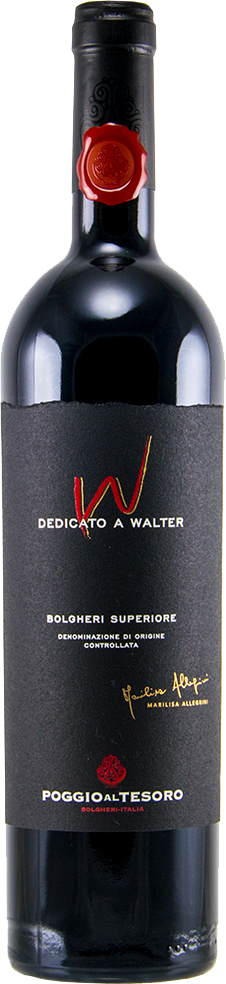Poggio al Tesoro Dedicato a Walter Bolgheri Superiore DOC 2015 6 Flaschen in Original Holzkiste – Bild 3
