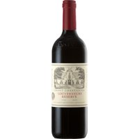 Das Cuvée Groot Constantia Gouverneurs Reserve 2021 vereint Cabernet Sauvignon (66 %)