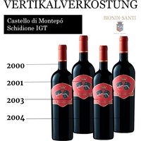 Biondi Santi Castello di Montepó Schidione Toskana IGT Vertikale