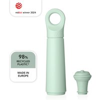 Vacu Vin Wein-Vakuumpumpe Loop jade + Stopfen