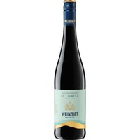 Der Weinbiet St. Laurent Buntsandstein aus der Pfalz besticht durch reife rote Beeren und eine dezente Kräuterwürze