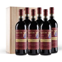 Poggio di Sotto Brunello di Montalcino DOCG 2018 - 6 Flaschen in Original Holzkiste