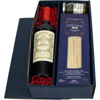 Vinolisa Selezione Präsent "Mangiare" - Wein und Feinkost in hochwertiger Geschenkverpackung