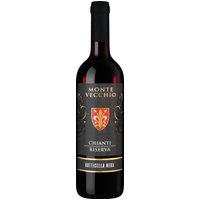 Klassisch wie ihre inneren Werte ist auch das Äußere der Boticella Nera dieser Chianti Riserva aus der beliebten Monte Vecchio-Linie. Sie verführt mit ihrem reichen Duft von Kirschen