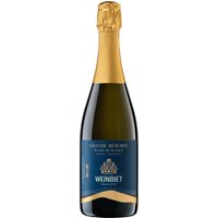 Der Blanc de Blancs Grande Réserve brut nature Sekt aus der Weinbiet Manufaktur zeigt Aromen von Brioche und frischer Zitrusfrucht