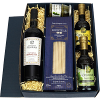 Vinolisa Selezione Präsent "Buon Gusto" - Wein und Feinkost in hochwertiger Geschenkverpackung