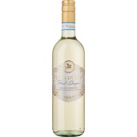 Dieser Klassiker hat in der beliebten Leon d’Oro-Linie noch gefehlt: Pinot Grigio gehört zu Venetien wie der Gardasee und die berühmte Lagunenstadt. Die Rebsorte zeigt sich hier wunderbar frisch mit saftigen Aromen von Apfel und einem Hauch Zitrusfrucht. Am Gaumen kommt eine schöne