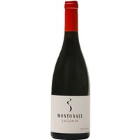 Montonale La Conta zeigt sich in tiefdunklem Rubin mit granatroten Reflexen. Das Bouquet entfaltet intensive Aromen von Cassis und Brombeere