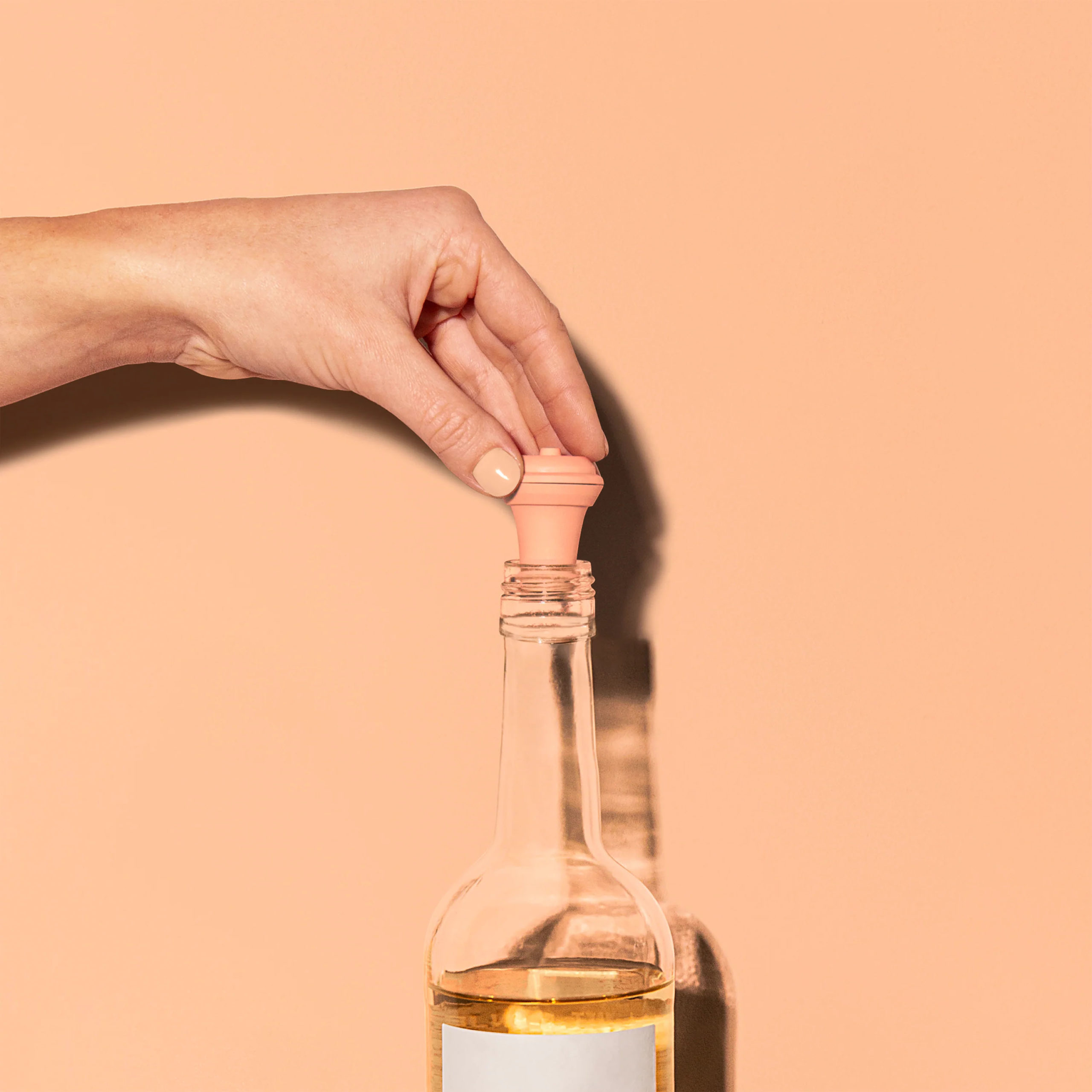 Vacu Vin Wein-Vakuumpumpe Loop graphit + Stopfen – Bild 4