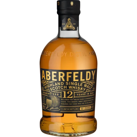 Aberfeldy 12 Years Single Malt Scotch Whisky, 0,7 L, 40% Vol., Schottland, Spirituosen