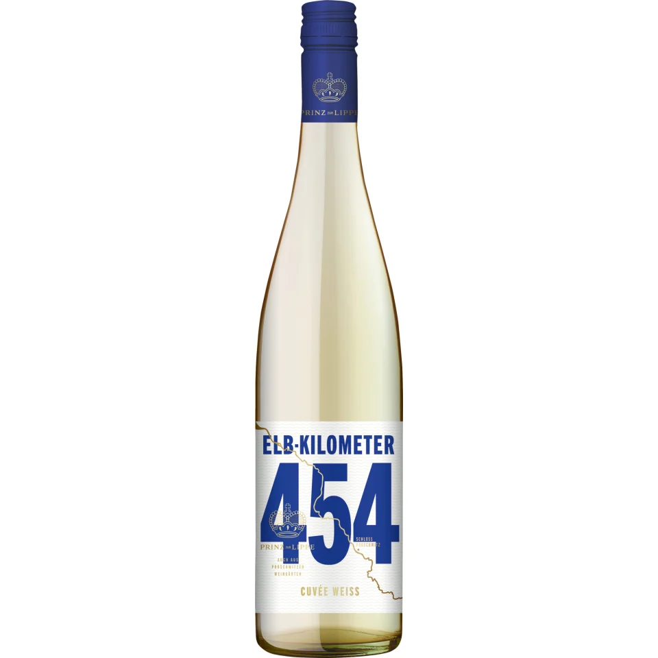 Elbkilometer 454 Cuvee weiss, Trocken, Sachsen, Sachsen, Weißwein