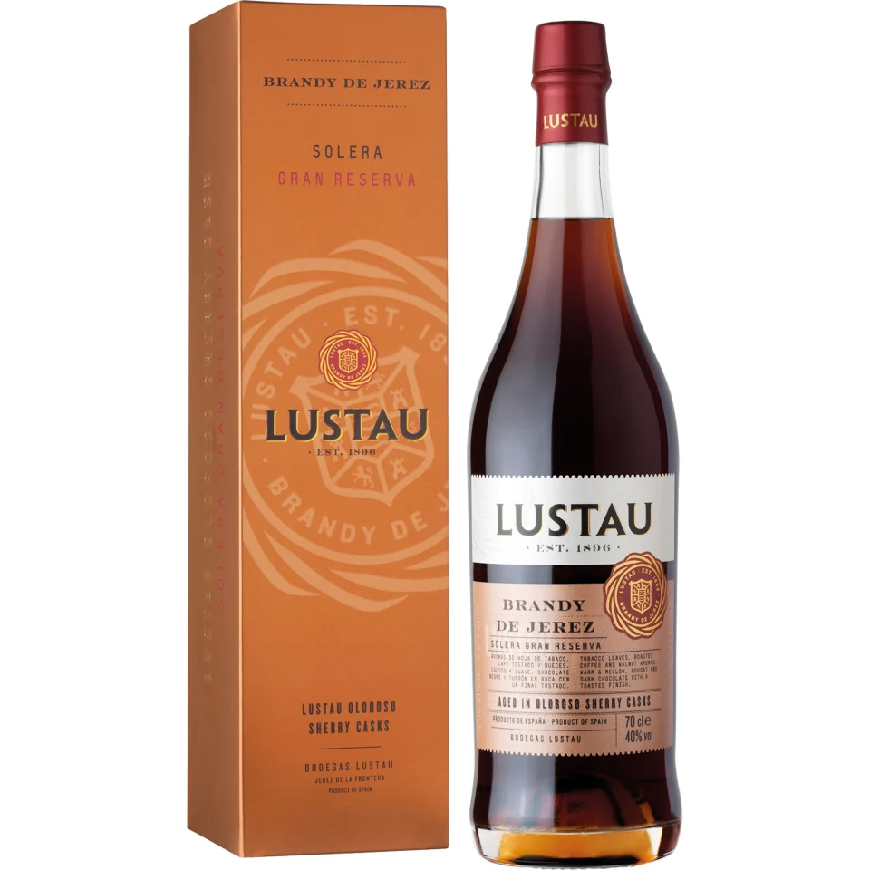 Lustau Brandy Gran Reserva, 0,7 L, 40 Vol. %, Andalusien, Spirituosen