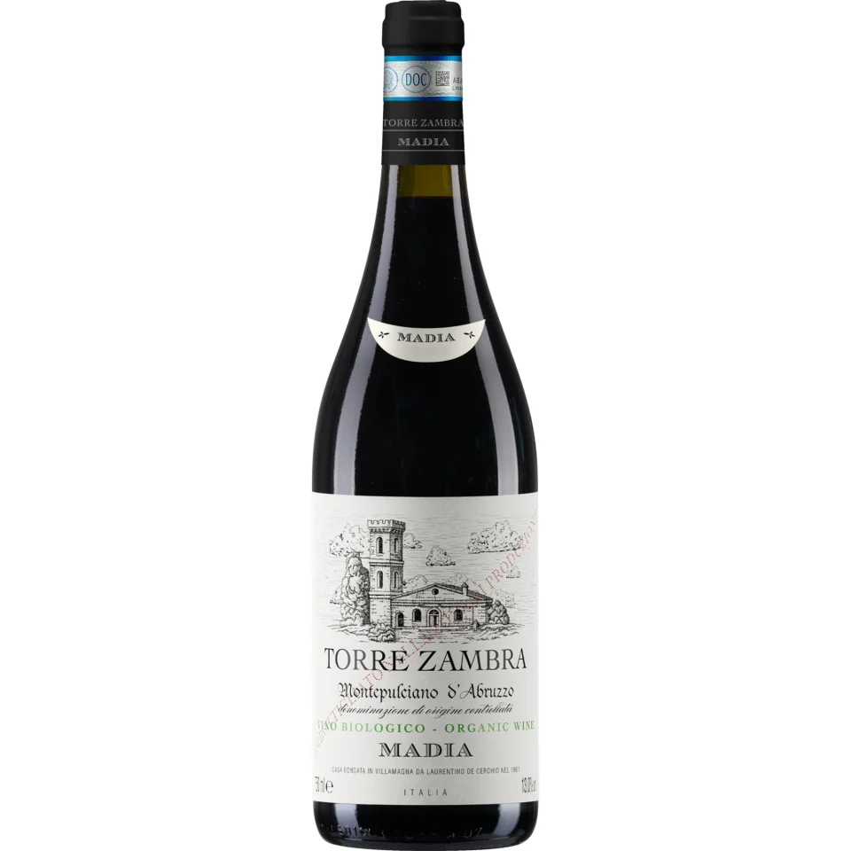 Torre Zambra Madia Organic Bio, Montepulciano d'Abruzzo DOC, Abruzzen, 2024, Rotwein