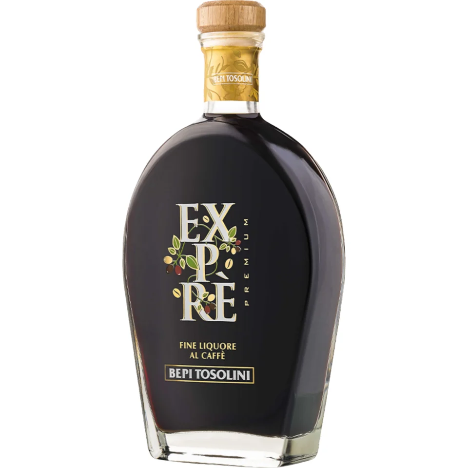 Bepi Tosolini Exprè Kaffeelikör, 0,7 L, 28% Vol., Friaul, Spirituosen