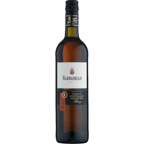 Bodegas Barbadillo Amontillado Medium Dry Sherry, Jerez-Xérès-Sherry DO, 0,75L, 17,5% Vol., Sherry/Jerez, Spirituosen
