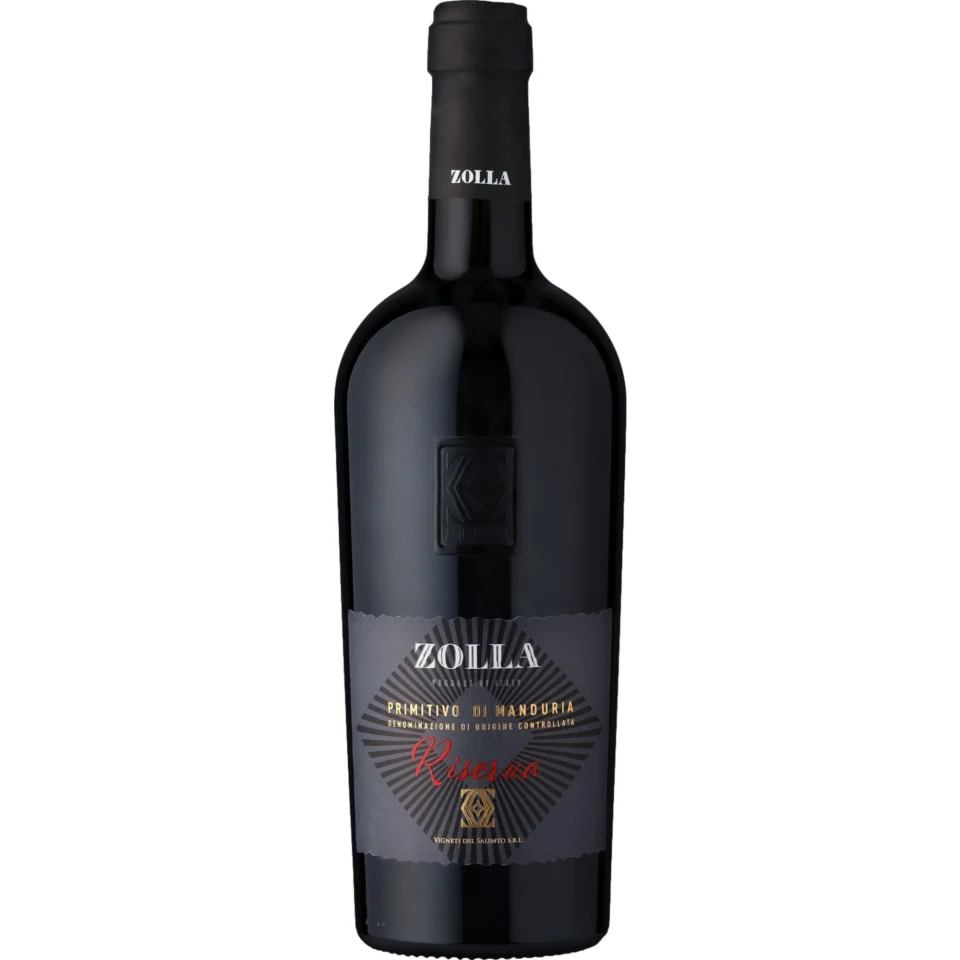 Zolla Primitivo di Manduria Riserva, Primitivo di Manduria DOC, Marken, 2018, Rotwein