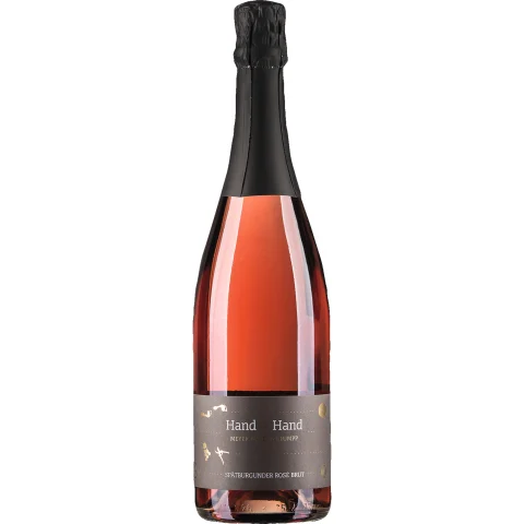 Hand in Hand Spätburgunder Rosé Sekt, Brut, Baden, Deutscher Sekt, 2022, Schaumwein