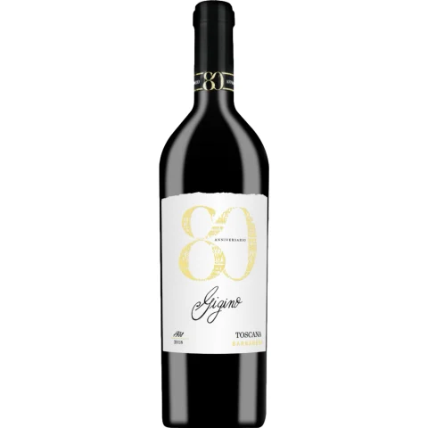 Barbanera Gigino 80 Anniversario, Toscana IGP, Toskana, 2022, Rotwein