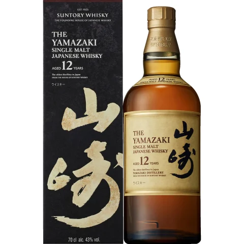 Yamazaki 12 Years Single Malt Whisky, Japan 43 % vol. 0,7 L, Spirituosen