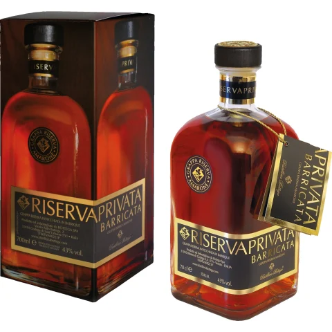 Grappa Barricata Riserva Privata, 0,70 L, 43% Vol., Spirituosen