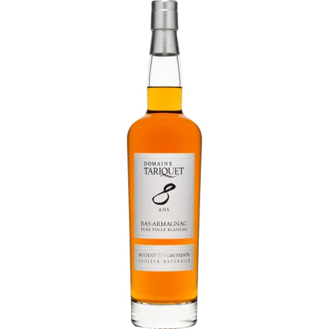 Armagnac Domaine Tariquet Pure Folle Blanche 8 Ans, Armagnac AC, 0,7 L, 50,5% Vol, Südwestfrankreich, Spirituosen