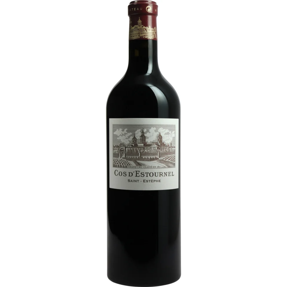 Château Cos d'Estournel Grand Cru Classé, Saint-Estèphe AOP, 12er Holzkiste, Bordeaux, 2017, Rotwein