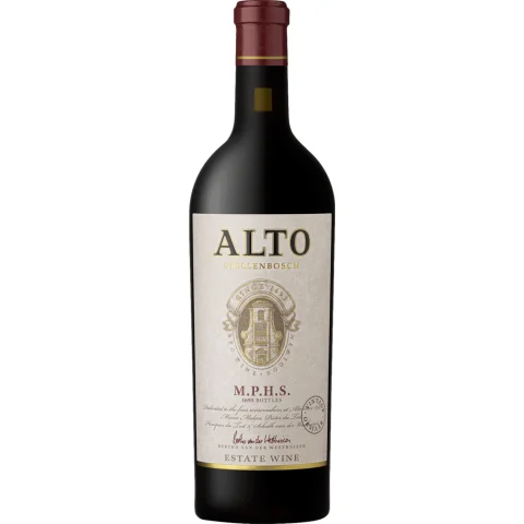 Alto M.P.H.S., WO Stellenbosch, Western Cape, 2018, Rotwein