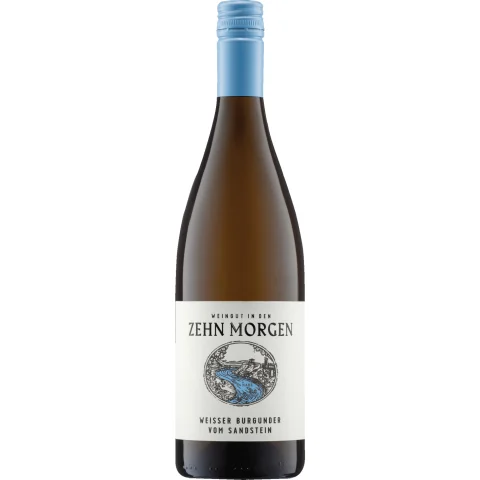 Zehn Morgen Weissburgunder vom Sandstein, Trocken, Nahe, Nahe, 2025, Weißwein
