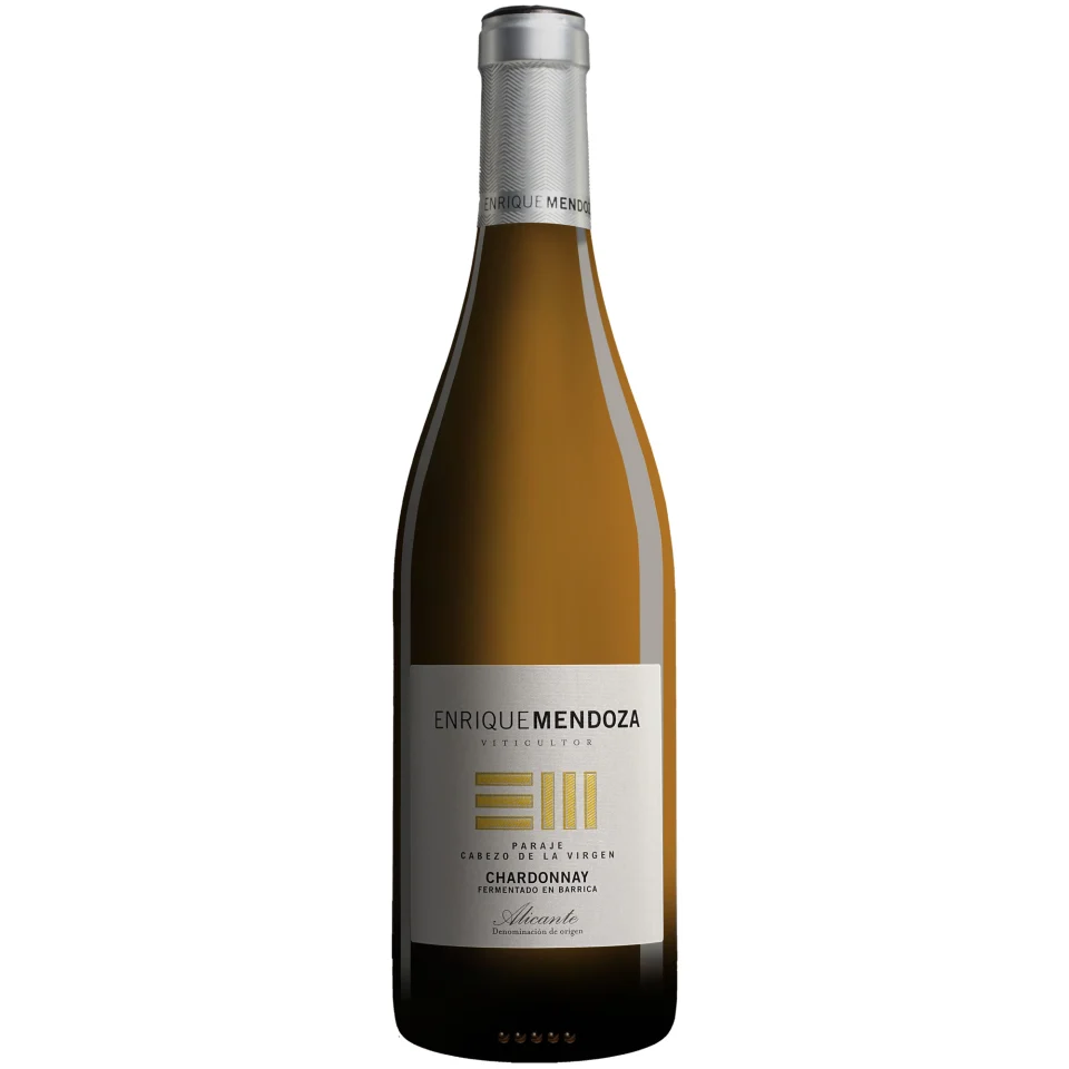 Enrique Mendoza Chardonnay Fermentado en Barrica 2025 0.75L 13% Vol. Weißwein Trocken aus Spanien