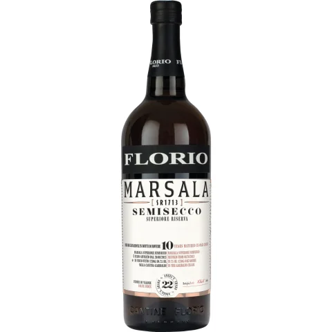 Florio Marsala Superiore Riserva Semisecco, Marsala Superiore DOC, 19% Vol., Sizilien, Spirituosen
