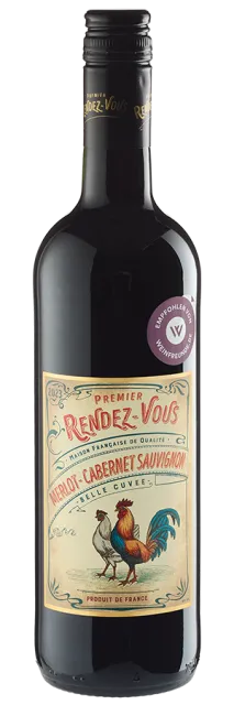 Premier Rendez-Vous Merlot Cabernet Sauvignon (2024) - Les Producteurs Réunis - Rotwein aus Frankreich