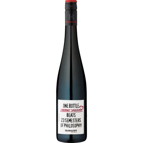 Bauer Dr. Philosophy Cabernet Sauvignon, Trocken, Pfalz, Pfalz, 2023, Rotwein