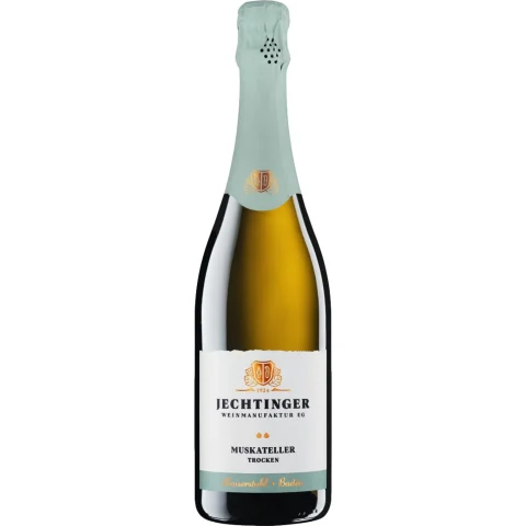 Jechtinger Muskateller Sekt, Trocken, Baden, Baden, 2023, Schaumwein