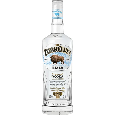 Zubrowka Biala Vodka, Polen, 0,7 L, 37,5% Vol., Spirituosen