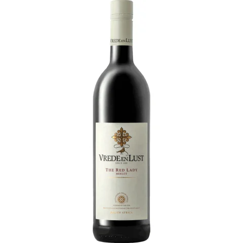 Vrede en Lust The Red Lady Merlot, WO Western Cape, Western Cape, Rotwein
