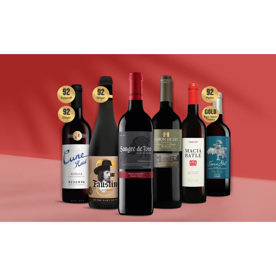 Die Spanien Klassiker 4.5L Weinpaket aus Spanien