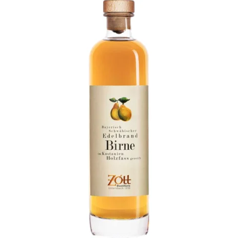 Zott Birne Edelbrand, Deutschland, 0,5 L, 41,5% Vol., Spirituosen